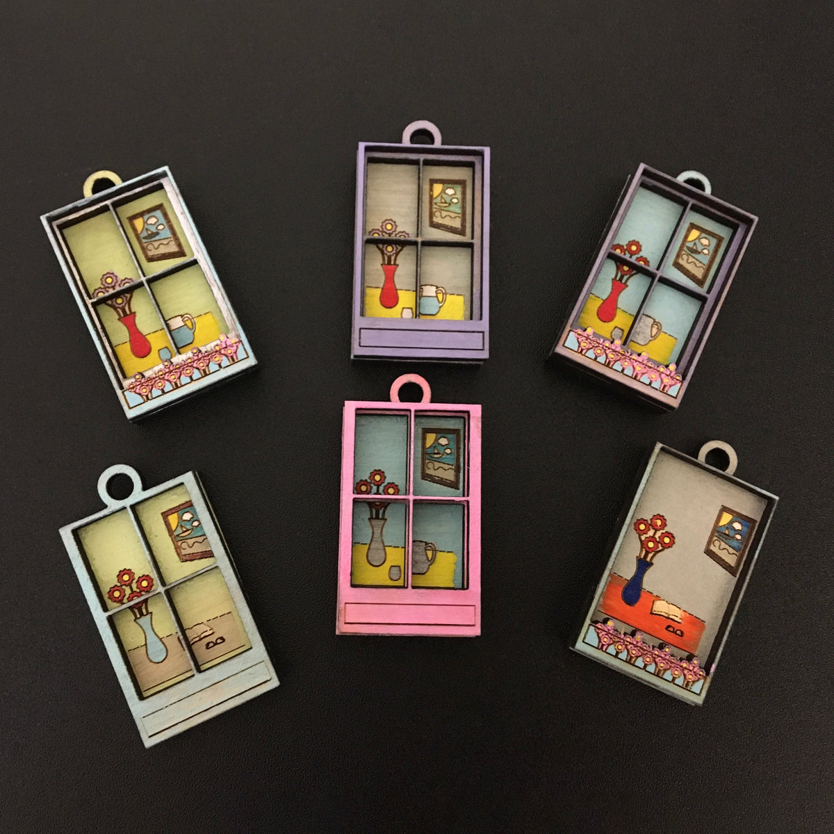 Picture Window Pendant (set of 6)