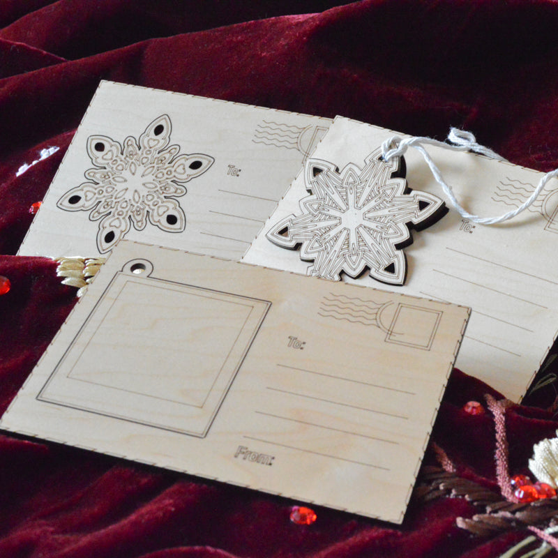 Pop-out Ornaments Postcard Set