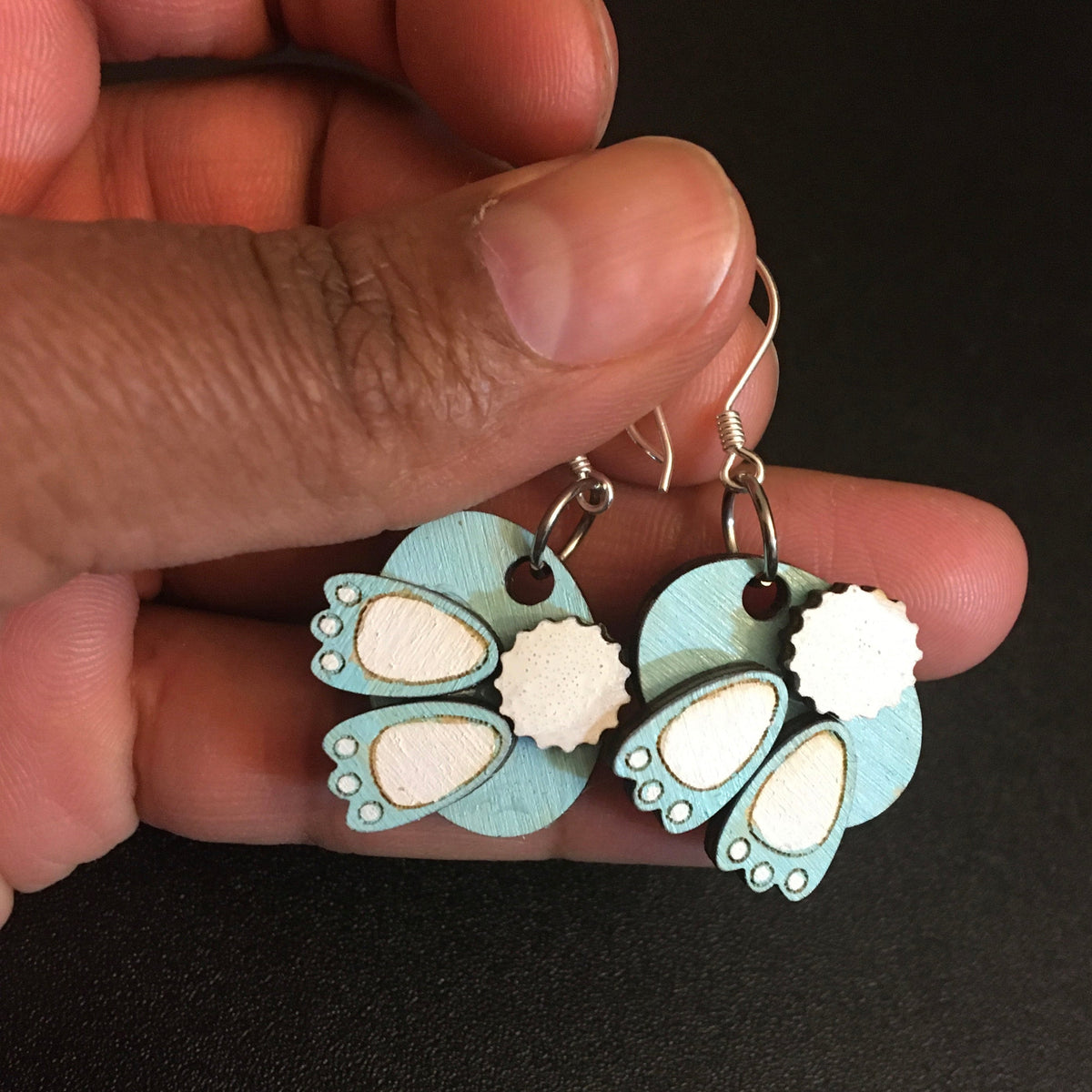 Bunny Bottoms Earrings and Charm Set