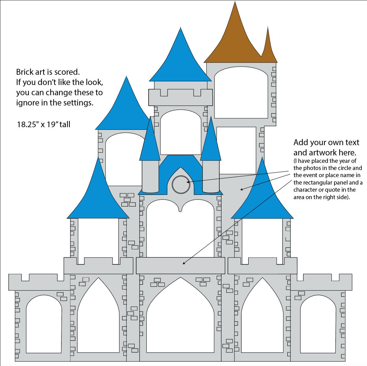 Castle Photo Frame