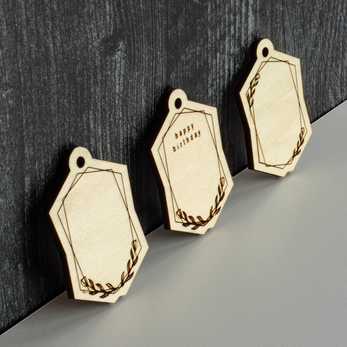 Floral Wreath Gift Tag (Set of 3)