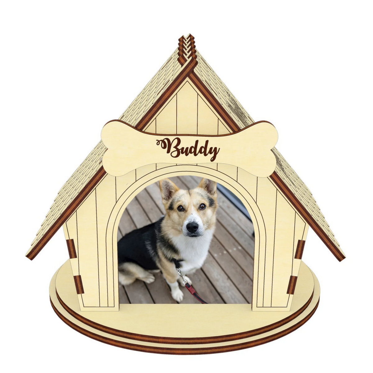 Dog House Photo Frame