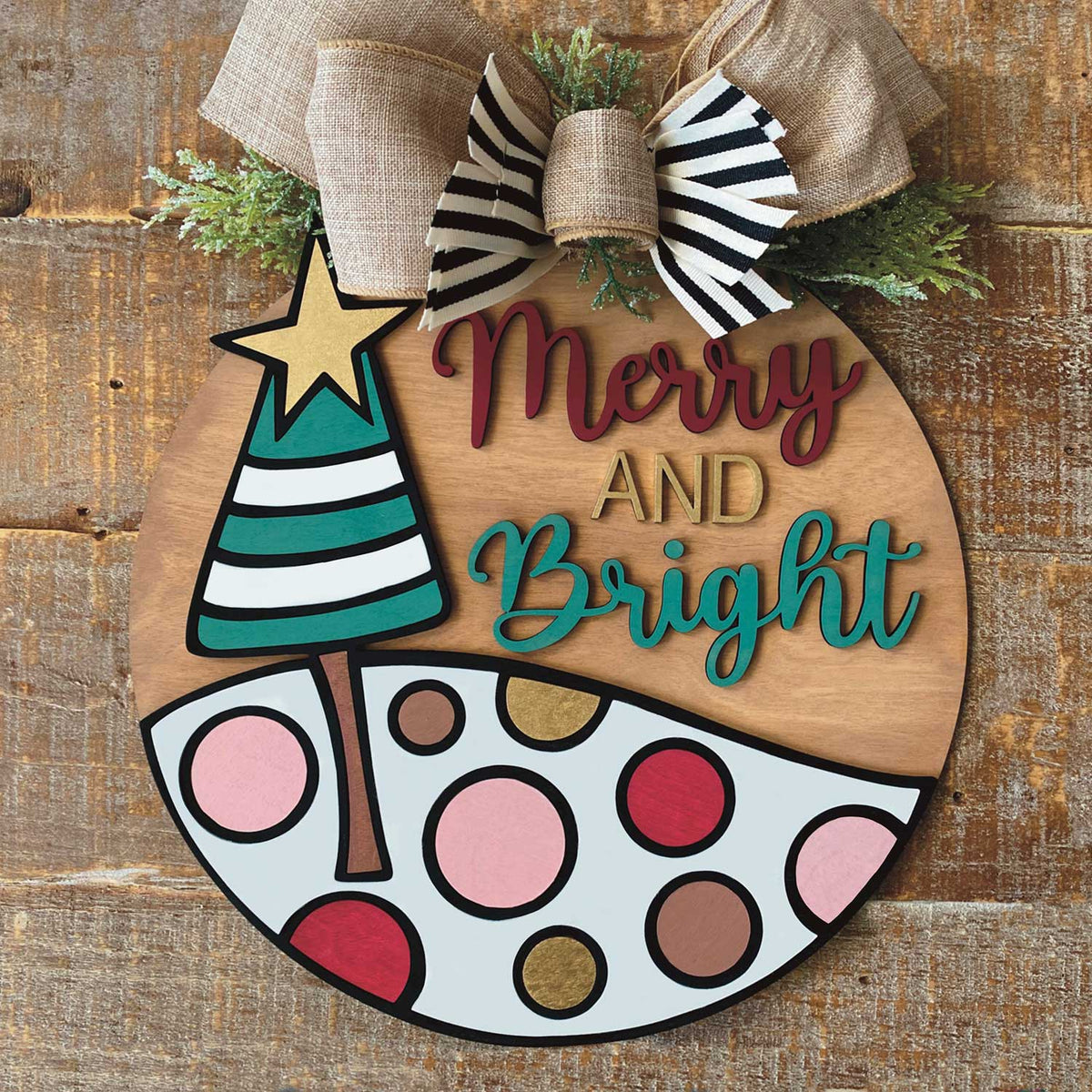 Whimsical Holiday Sign / Shelf Sitter
